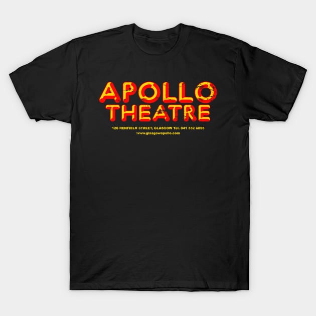 Apollo Theatre Glasgow Retro Aged Look T-Shirt by RockitTees